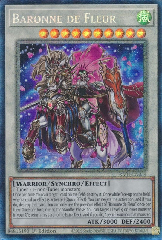 Baronne de Fleur (PCR) (1034) (RA01) - YuGiOh Single