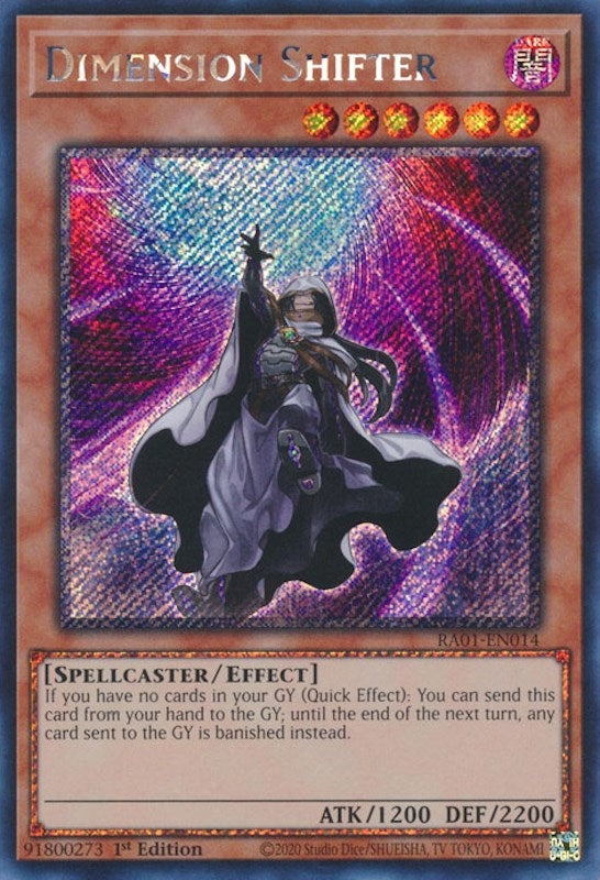 Dimension Shifter (Platinum Secret Rare) (1014) (RA01) - YuGiOh Single