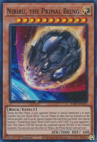 Nibiru the Primal Being (1015) (RA01) - YuGiOh Single