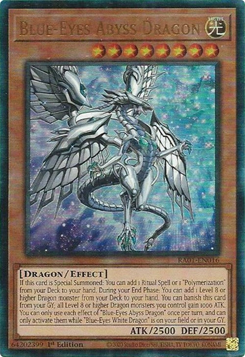 Blue-Eyes Abyss Dragon (PUR) (1016) (RA01) - YuGiOh Single