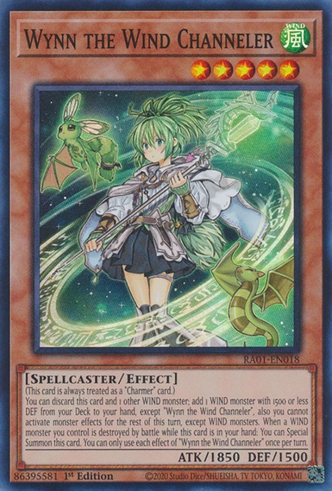 Wynn the Wind Channeler (1018) (RA01) - YuGiOh Single