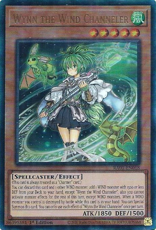 Wynn the Wind Channeler (PUR) (1018) (RA01) - YuGiOh Single