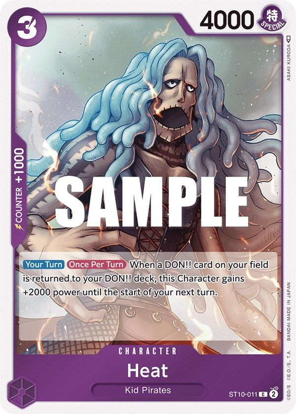 Heat (10011) (ST-10) - One Piece Card Game Single