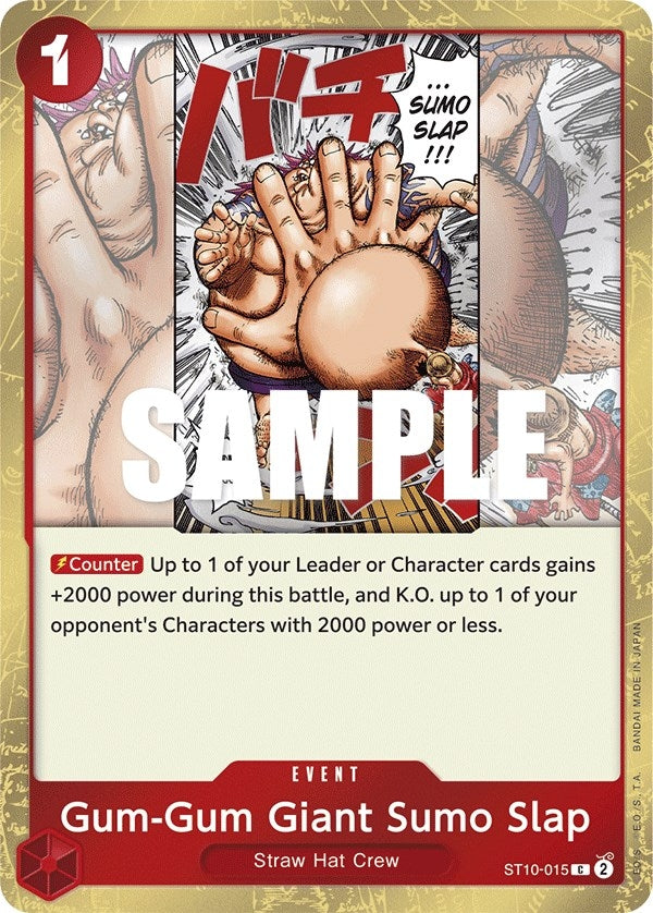 Gum-Gum Giant Sumo Slap (10015) (ST-10) - One Piece Card Game Single