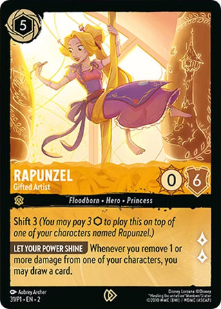 Rapunzel - Gifted Artist (31) (DLPC) - Disney Lorcana Single