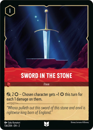 Sword in the Stone (136) (2) - Disney Lorcana Single