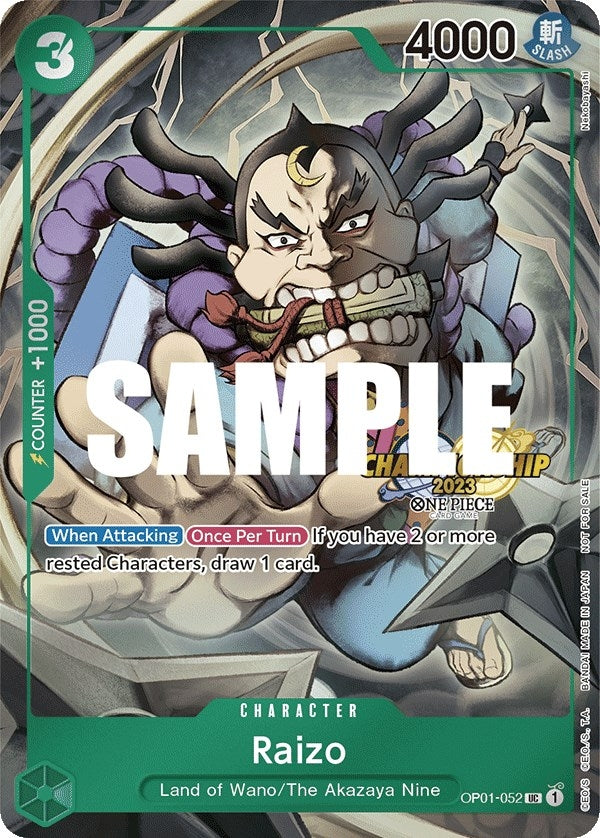 Raizo (CS 2023 Event Pack) (1052) (OP-PR) - One Piece Card Game Single