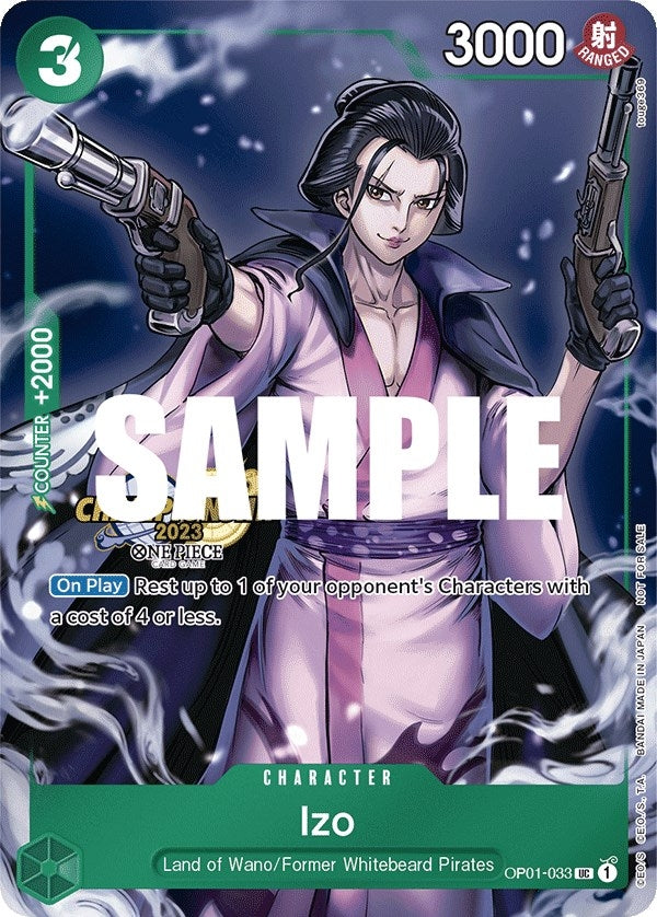 Izo (CS 2023 Celebration Pack) (1033) (OP-PR) - One Piece Card Game Single
