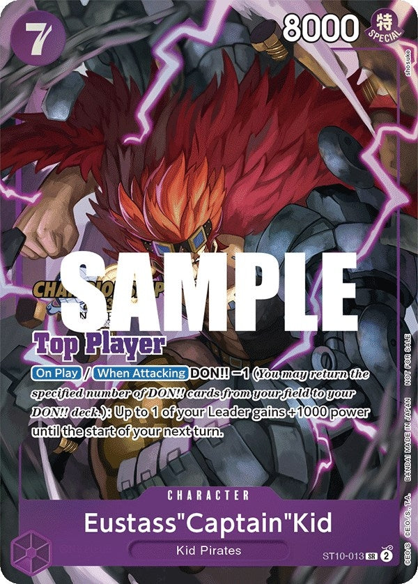 Eustass’Captain’Kid (CS 2023 Top Players Pack) (10013) (OP-PR) - One Piece Card Game Single