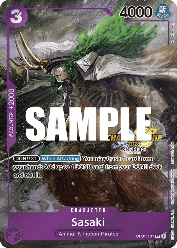 Sasaki (CS 2023 Event Pack Finalist Ver.) (1101) (OP-PR) - One Piece Card Game Single