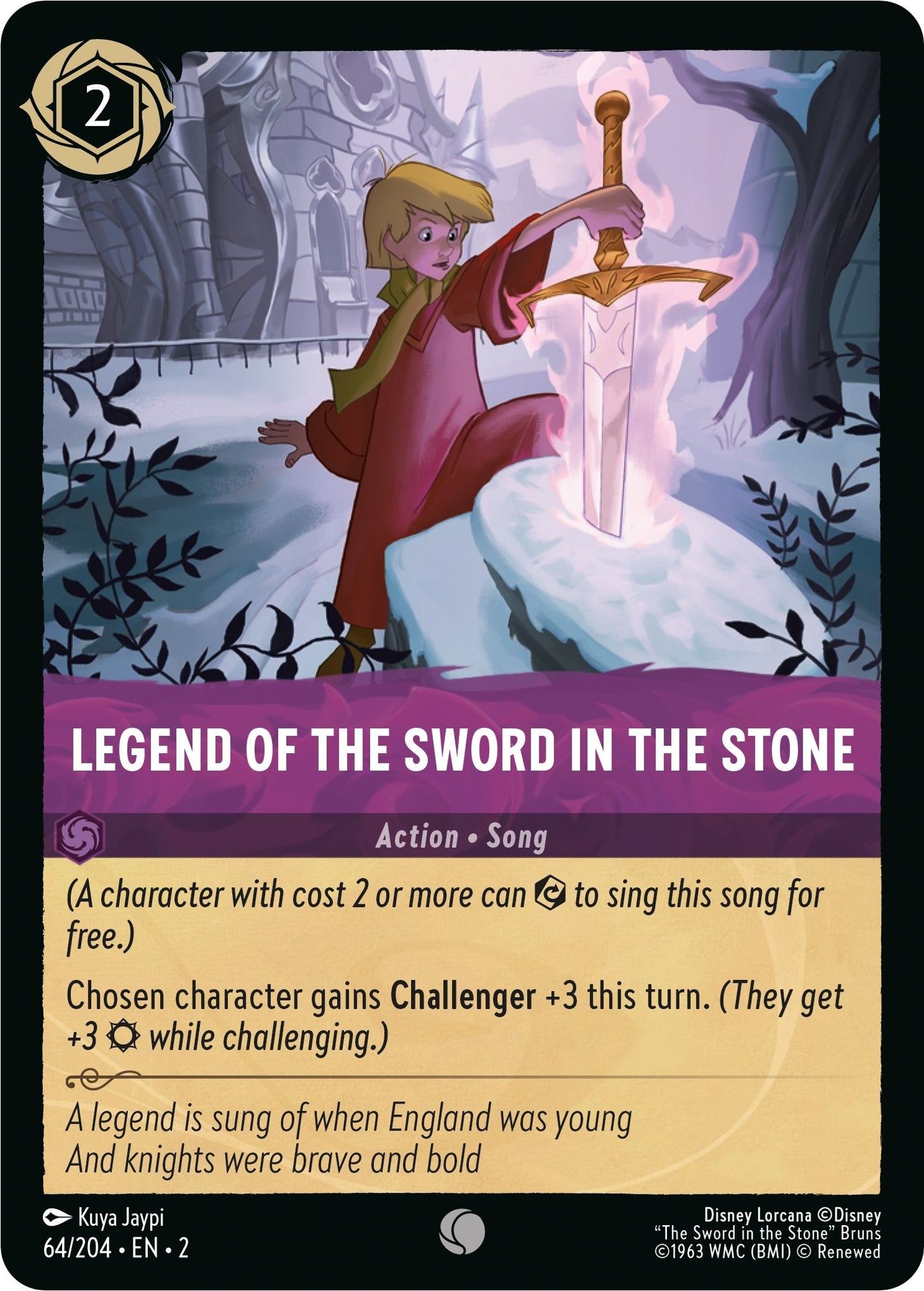Legend of the Sword in the Stone (64) (2) - Disney Lorcana Single