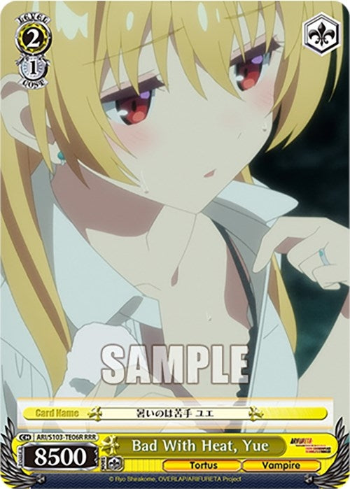 Bad With Heat Yue (RRR) (10306) - Weiss Schwarz Single