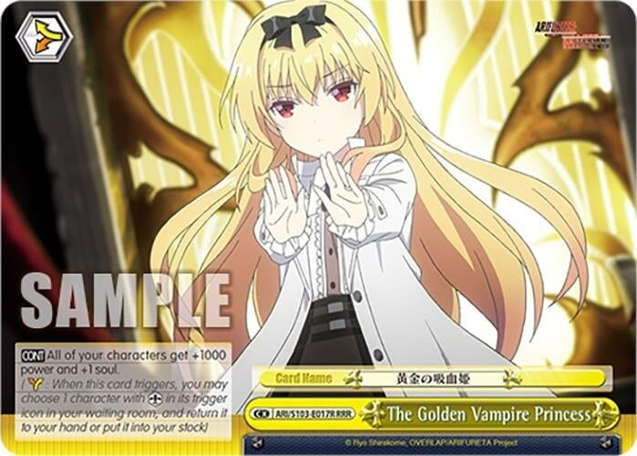 The Golden Vampire Princess (RRR) (103017) - Weiss Schwarz Single