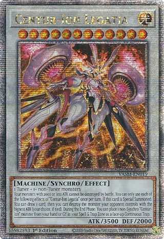 Centur-Ion Legatia (Quarter Century Secret Rare) (19) (VASM) - YuGiOh Single