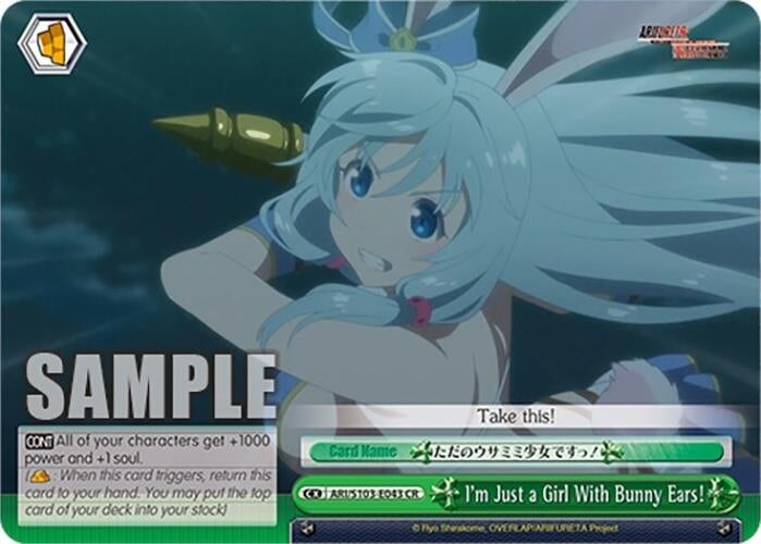 I’m Just a Girl with Bunny Ears! (103043) - Weiss Schwarz Single
