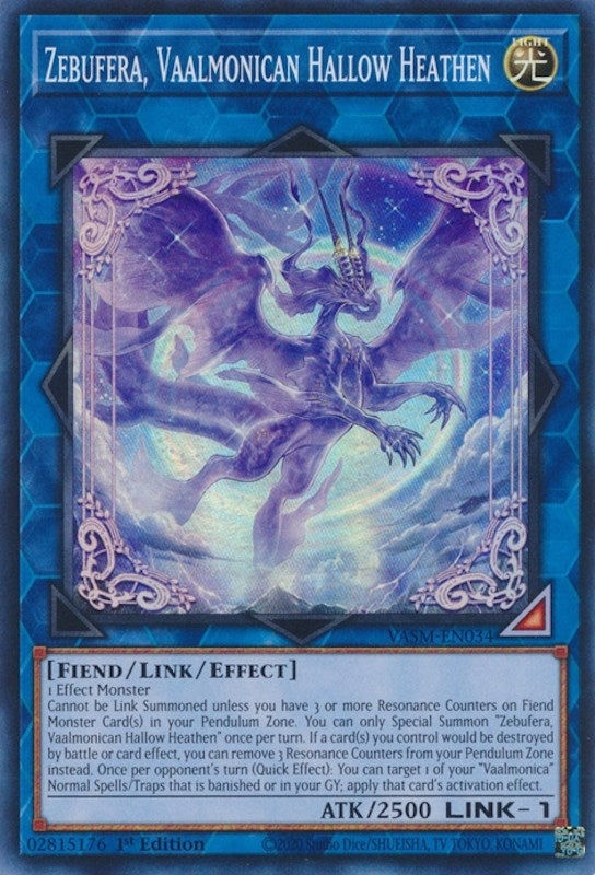 Zebufera Vaalmonican Hallow Heathen (34) (VASM) - YuGiOh Single