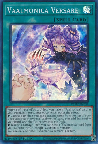 Vaalmonica Versare (37) (VASM) - YuGiOh Single