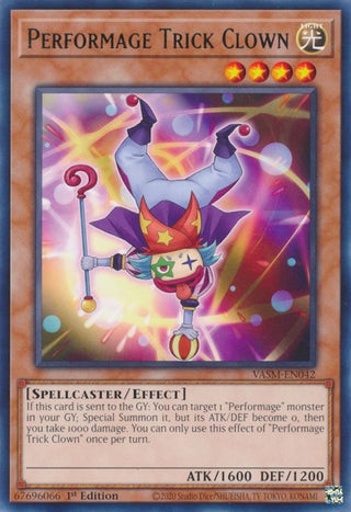 Performage Trick Clown (42) (VASM) - YuGiOh Single