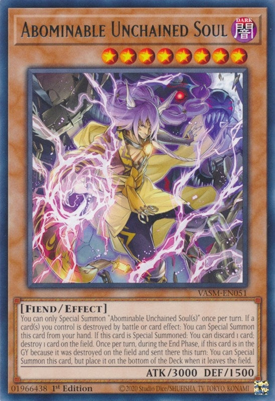 Abominable Unchained Soul (51) (VASM) - YuGiOh Single