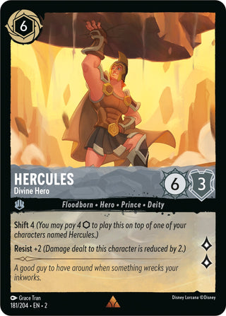 Hercules - Divine Hero (181) (2) - Disney Lorcana Single