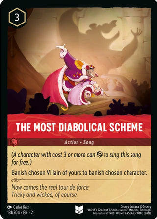 The Most Diabolical Scheme (131) (2) - Disney Lorcana Single