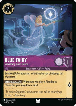 Blue Fairy - Rewarding Good Deeds (36) (2) - Disney Lorcana Single