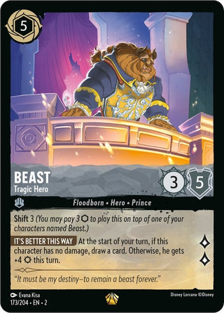 Beast - Tragic Hero (173) (2) - Disney Lorcana Single