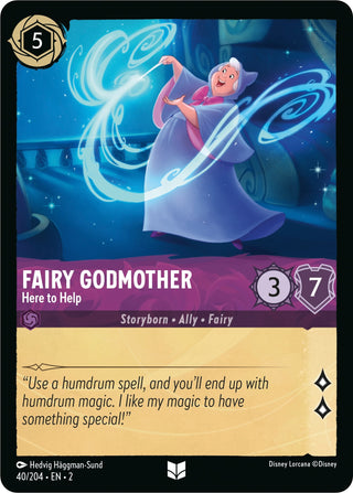 Fairy Godmother - Here to Help (40) (2) - Disney Lorcana Single