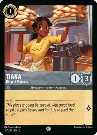 Tiana - Diligent Waitress (197) (2) - Disney Lorcana Single