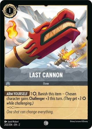 Last Cannon (202) (2) - Disney Lorcana Single