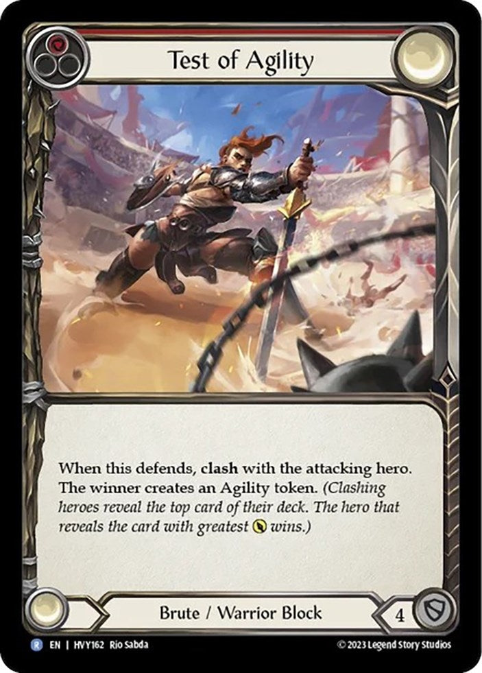 Image for Test of Agility (HVY162) - Flesh and Blood TCG