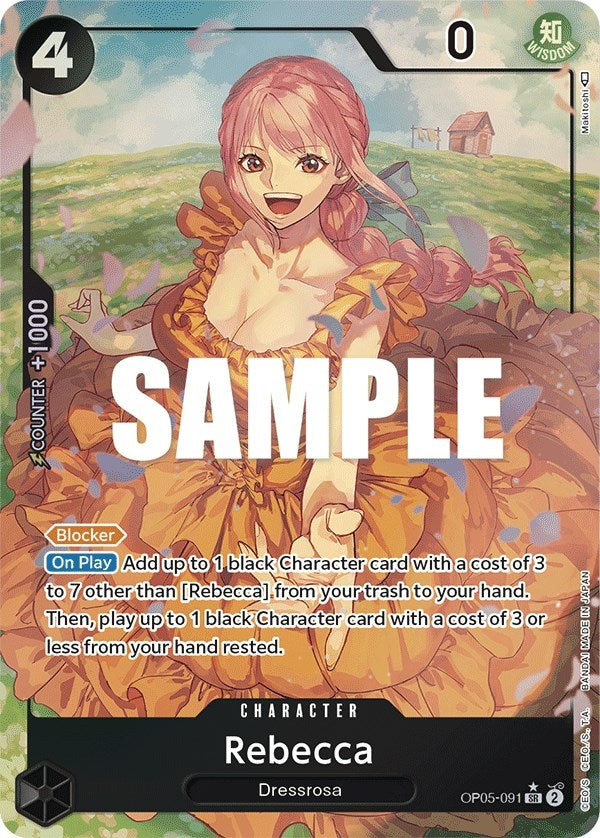 Rebecca (Alternate Art) (5091) (OP05) - One Piece Card Game Single