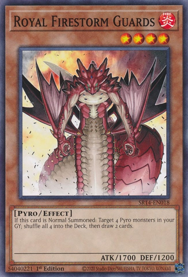 Royal Firestorm Guards (14018) (SR14) - YuGiOh Single