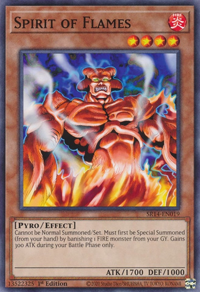Spirit of Flames (14019) (SR14) - YuGiOh Single