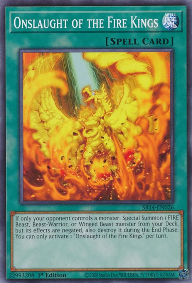 Onslaught of the Fire Kings (14026) (SR14) - YuGiOh Single
