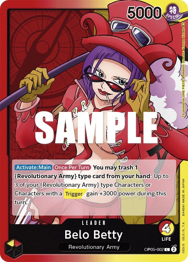 Belo Betty (002) (5002) (OP05) - One Piece Card Game Single