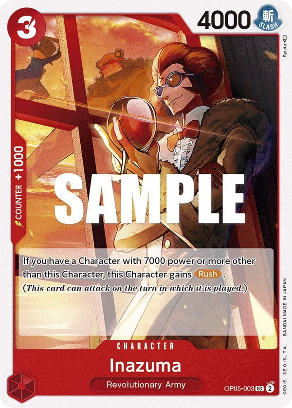 Inazuma (5003) (OP05) - One Piece Card Game Single