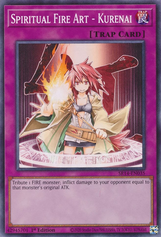 Spiritual Fire Art - Kurenai (14035) (SR14) - YuGiOh Single