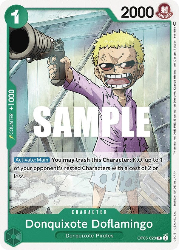 Donquixote Doflamingo (028) (5028) (OP05) - One Piece Card Game Single