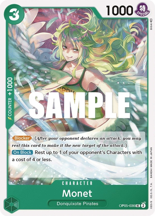 Monet (5036) (OP05) - One Piece Card Game Single