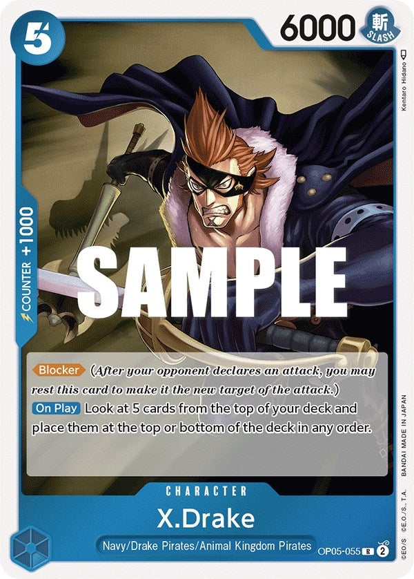 X.Drake (5055) (OP05) - One Piece Card Game Single