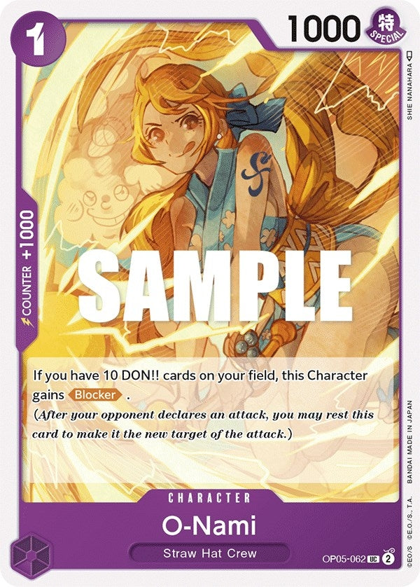 O-Nami (5062) (OP05) - One Piece Card Game Single