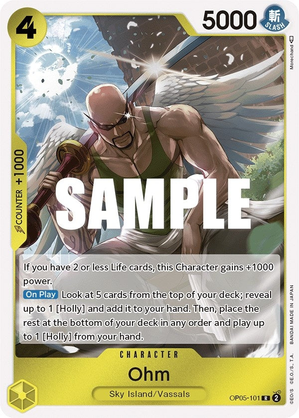 Ohm (5101) (OP05) - One Piece Card Game Single