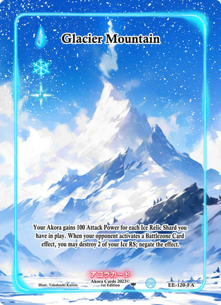 Glacier Mountain (Full Art) (120) (EE1E) - Akora TCG Single