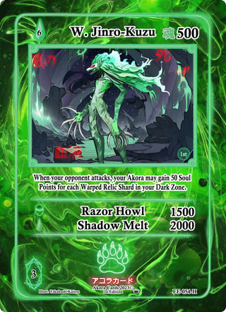 W. Jinro-Kuzu (Holo) (54) (EE1E) - Akora TCG Single