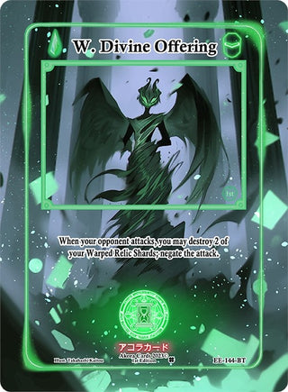 W. Divine Offering (Extended Art) (144) (EE1E) - Akora TCG Single