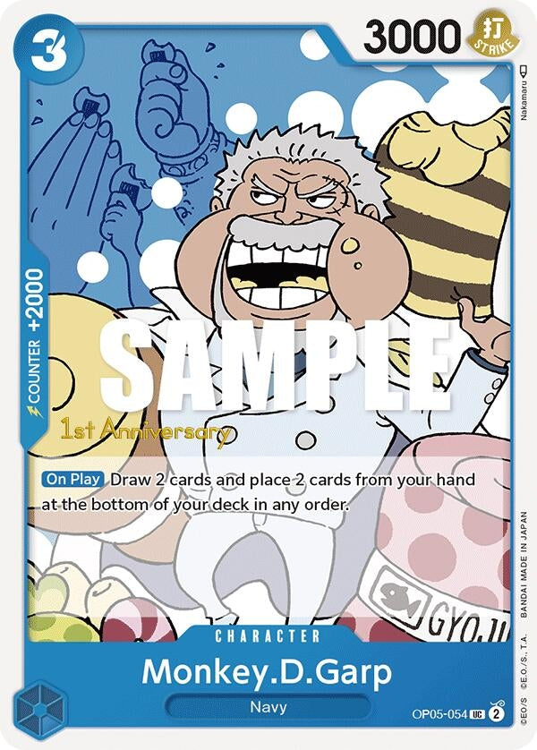 Monkey.D.Garp (5054) (OP05 ANN) - One Piece Card Game Single