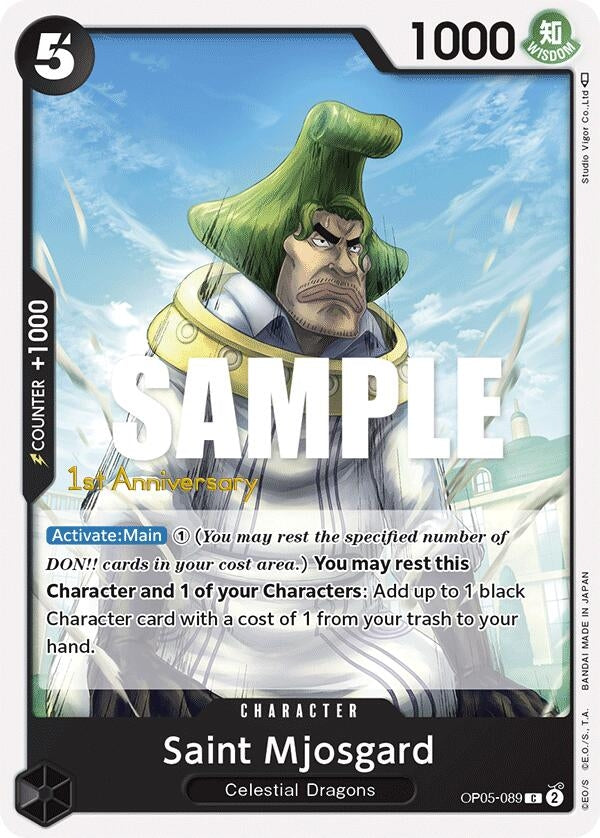 Saint Mjosgard (5089) (OP05 ANN) - One Piece Card Game Single