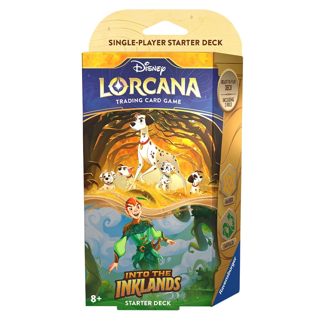 Disney Lorcana: Into the Inklands Starter Deck (Amber & Emerald) (3) - Disney Lorcana Sealed