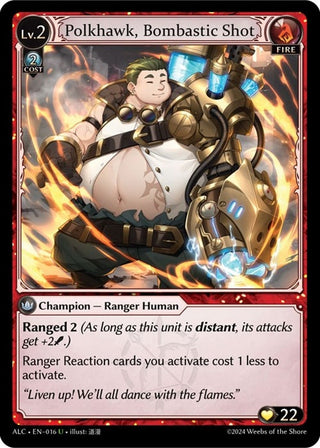 Image for Polkhawk, Bombastic Shot (016) (Alchemical Revolution) - Grand Archive TCG
